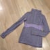 Lululemon reflective ruffle trim soft stretch zip jacket