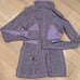 Lululemon reflective ruffle trim soft stretch zip jacket