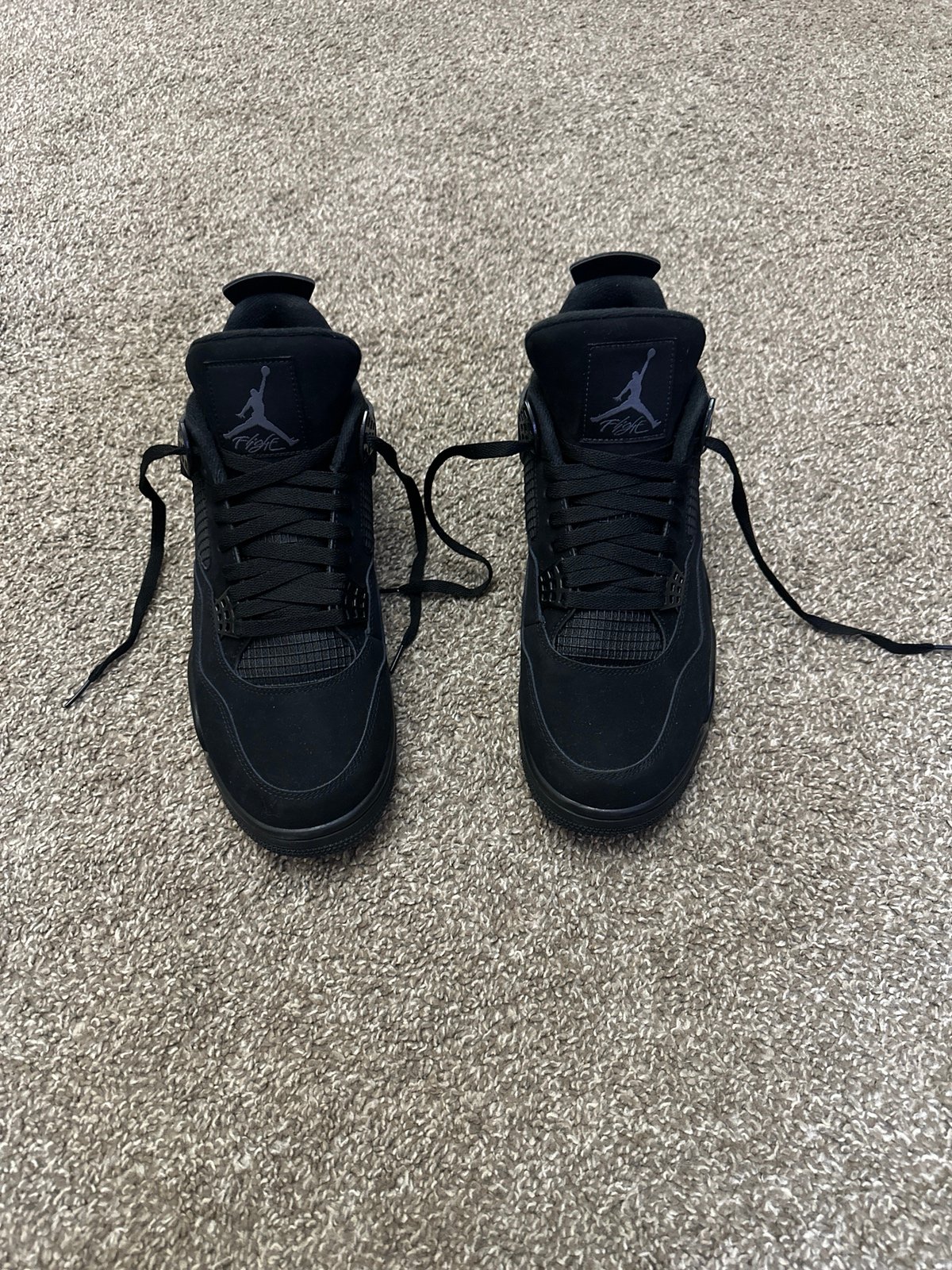 Men’s Jordans Black Cat Size 14
