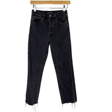 Aritzia Denim Forum 25 Arlo High Rise Straight Leg Jeans Organic Cotton Stretch