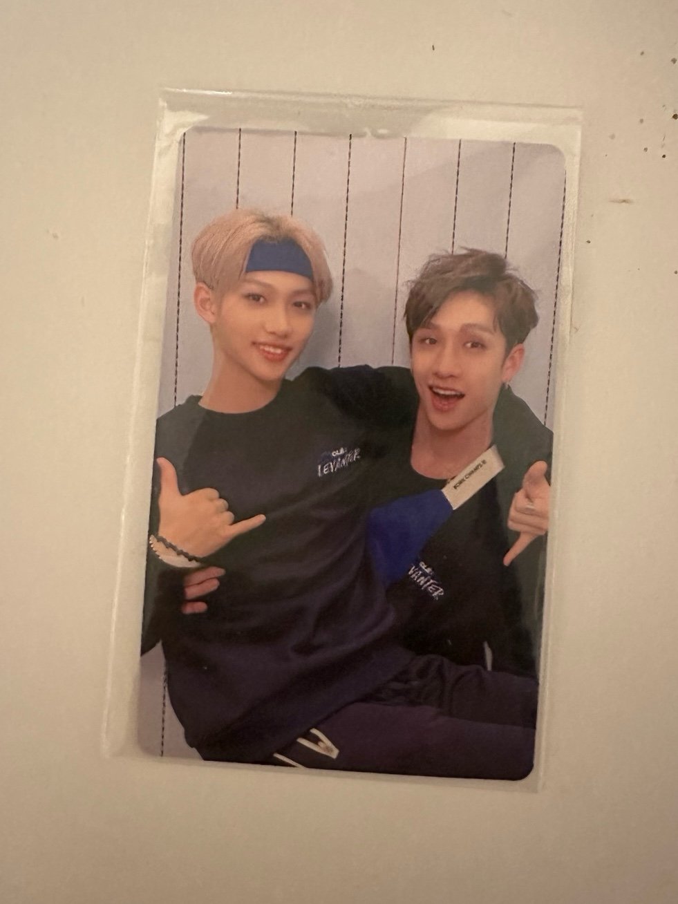 Chan and Felix Levanter Fanmeet photocard