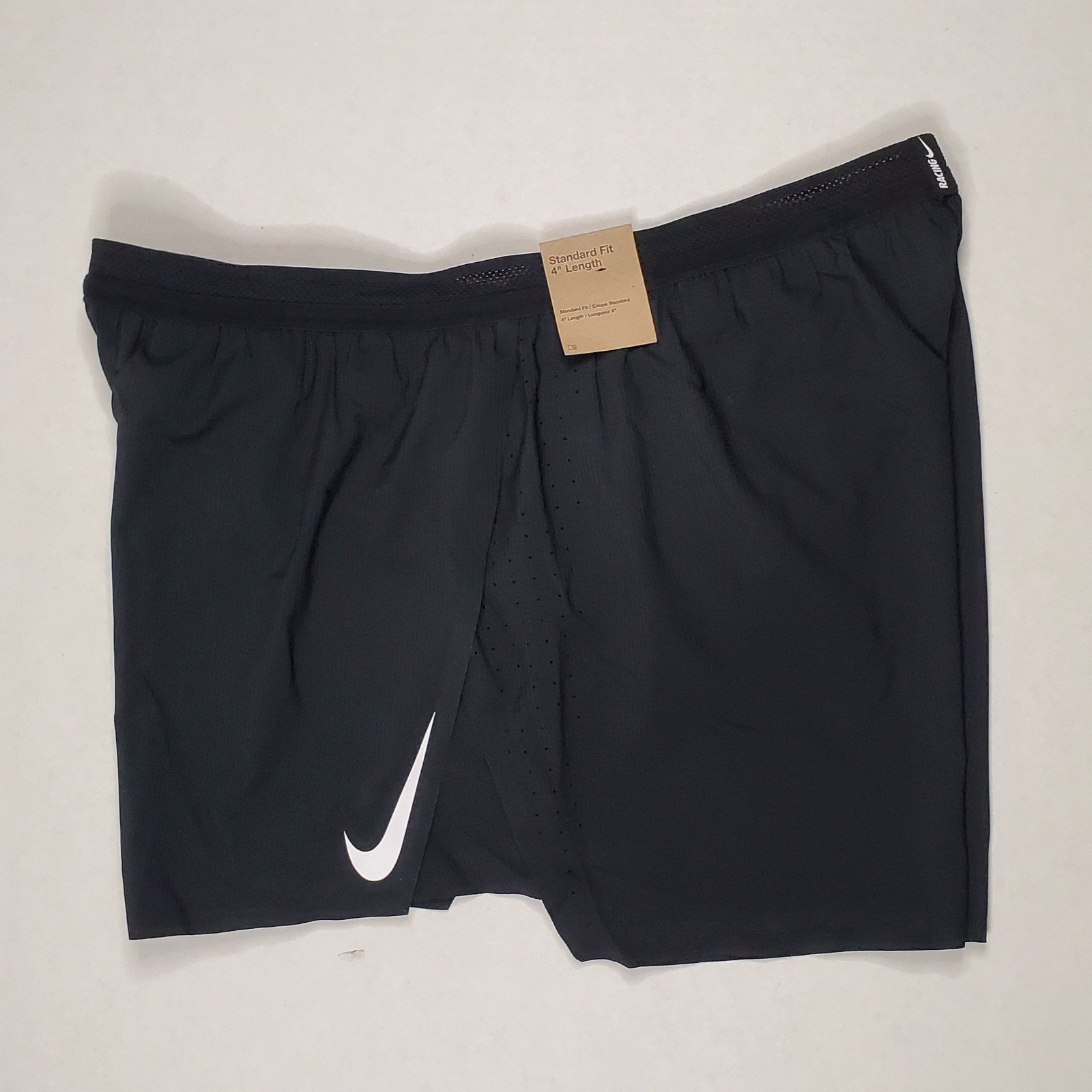 Nike Dry-Fit AVD 4 Flyvent Mens Size XXL Running Racing Shorts Black CJ7840-010