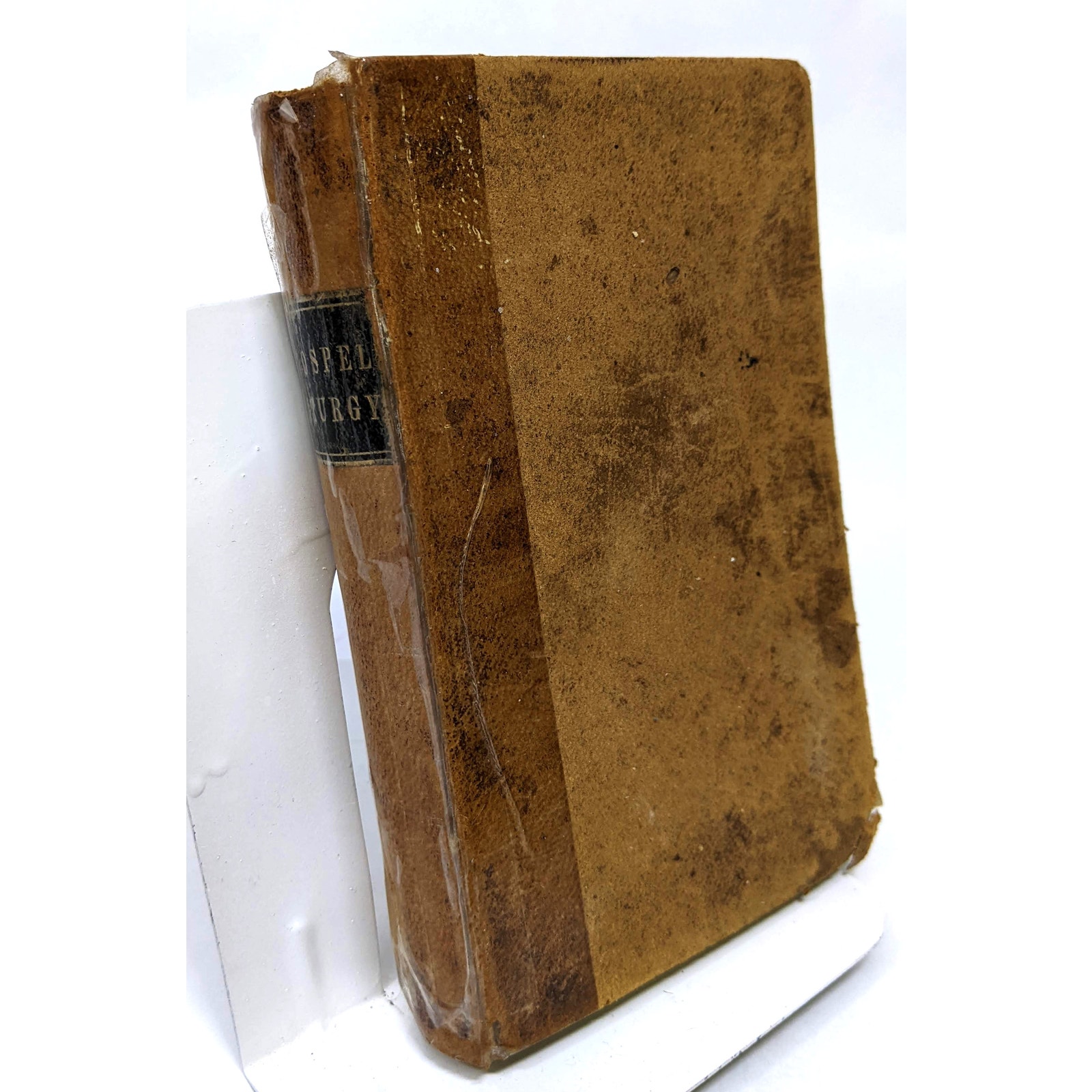 Antique 1857 Gospel Liturgy and Prayer Book Churches, Congregations, Families