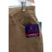 CHAPS Corduroy Pants Womens Brown Mid Rise Comfort Elastic Straight Leg Size 16