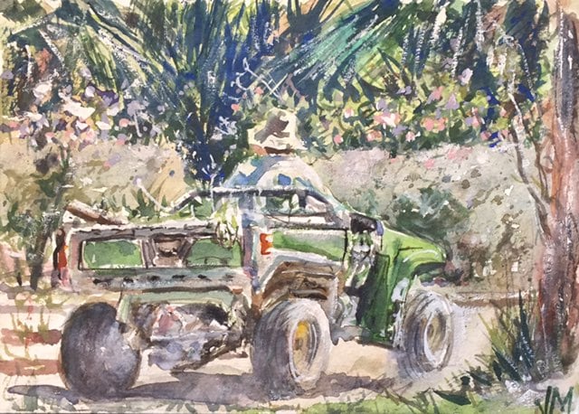 Original Small Watercolor Painting