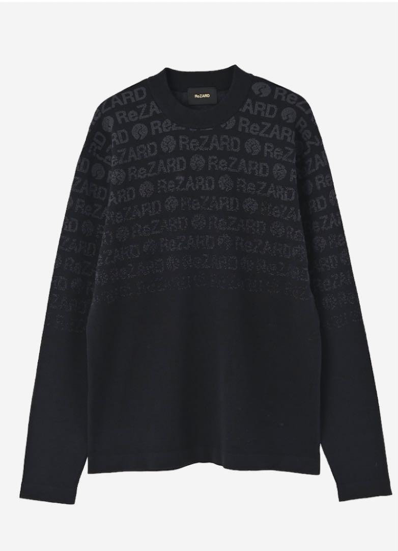 【ReZARD】Gradation Knit Sweater Black Size M