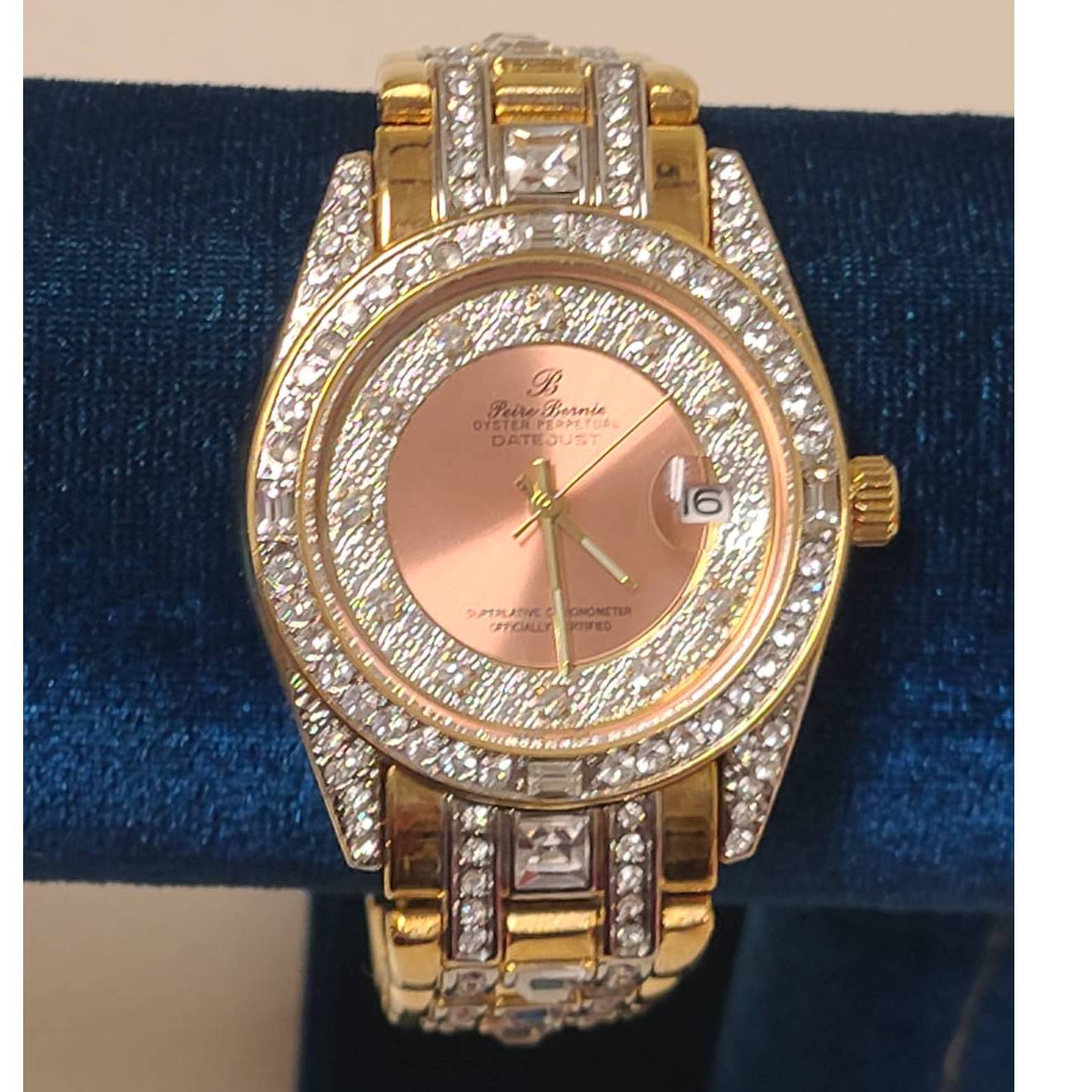 Pierre Bernie Chrono Swarovski Crystal