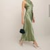 Reformation Casette silk dress- Grey