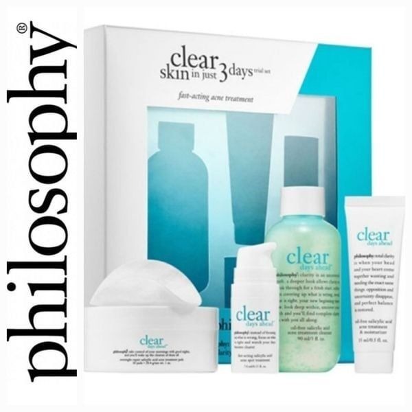 Philosophy Clean, Calm, & Clear Skin Acne Treatment Trial Set