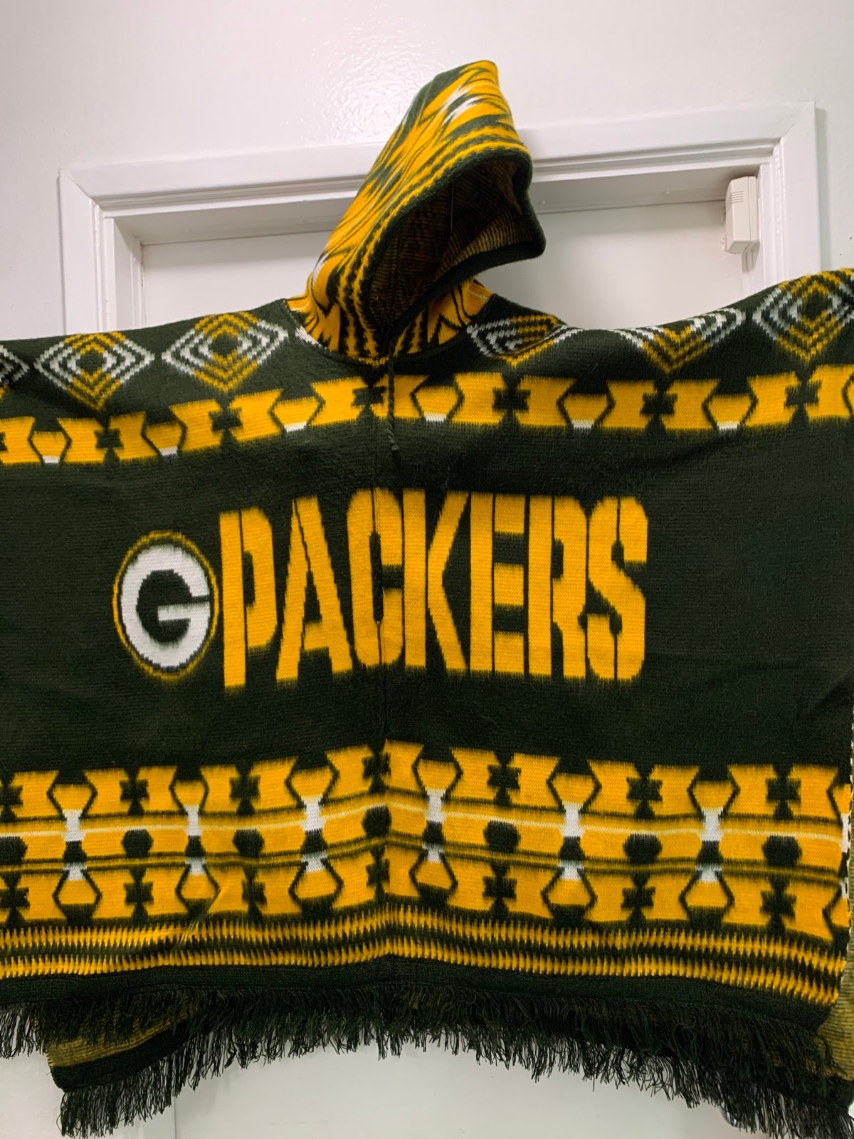 Green Bay Packers poncho serape