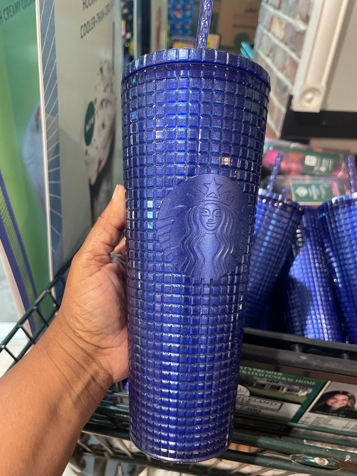 Starbucks Blue Tumbler Cold Cup Venti unreleased 2023