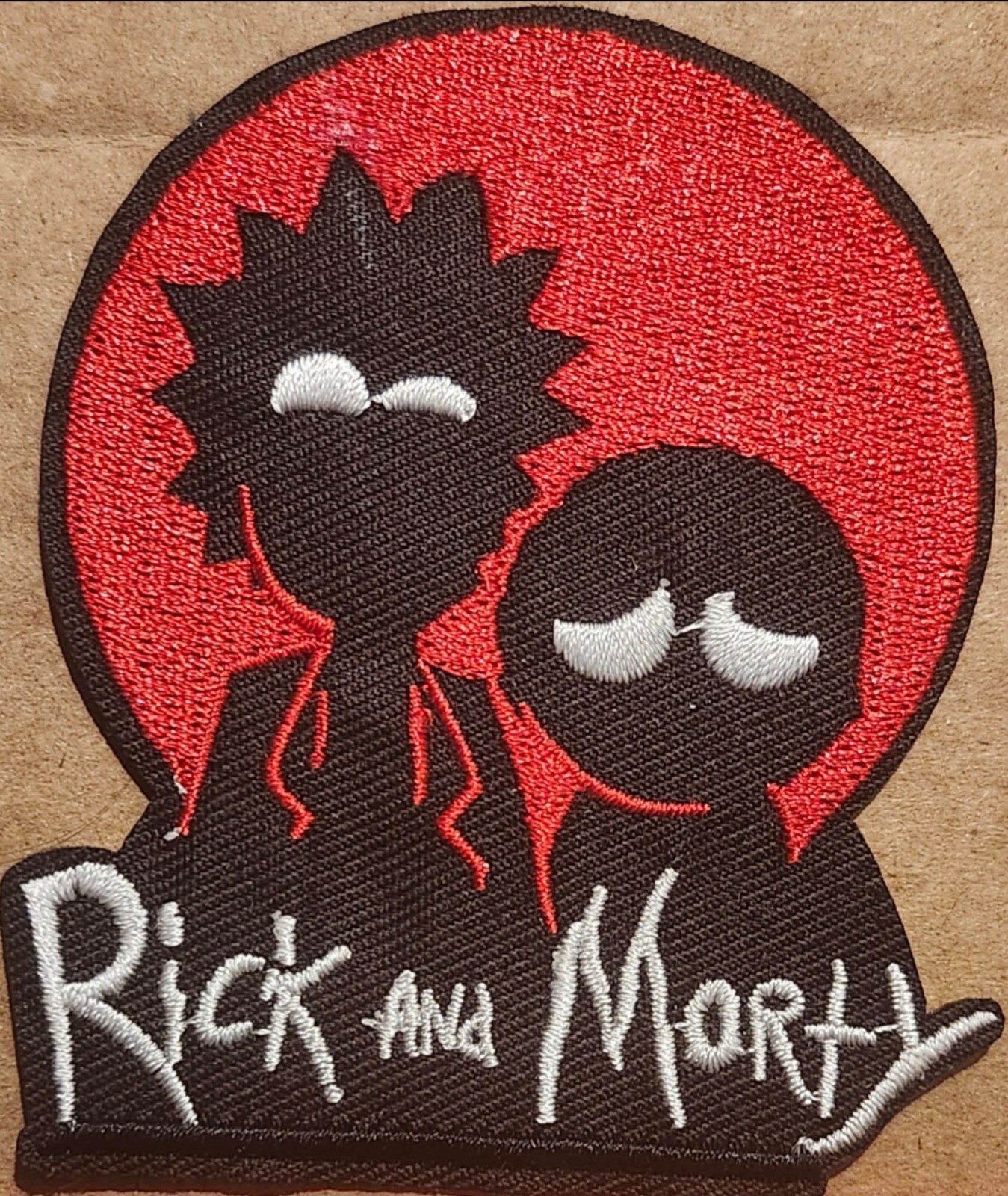 Rick and Morty embroidered Iron on patch 6 ct.
