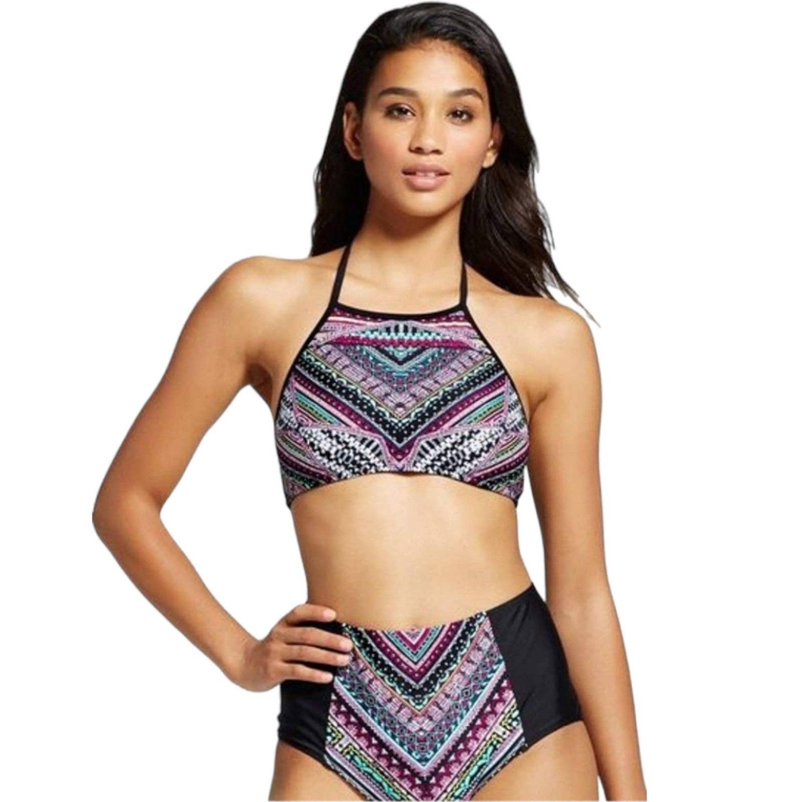 Mossimo Women's High Waist Bikini top  Bottom s