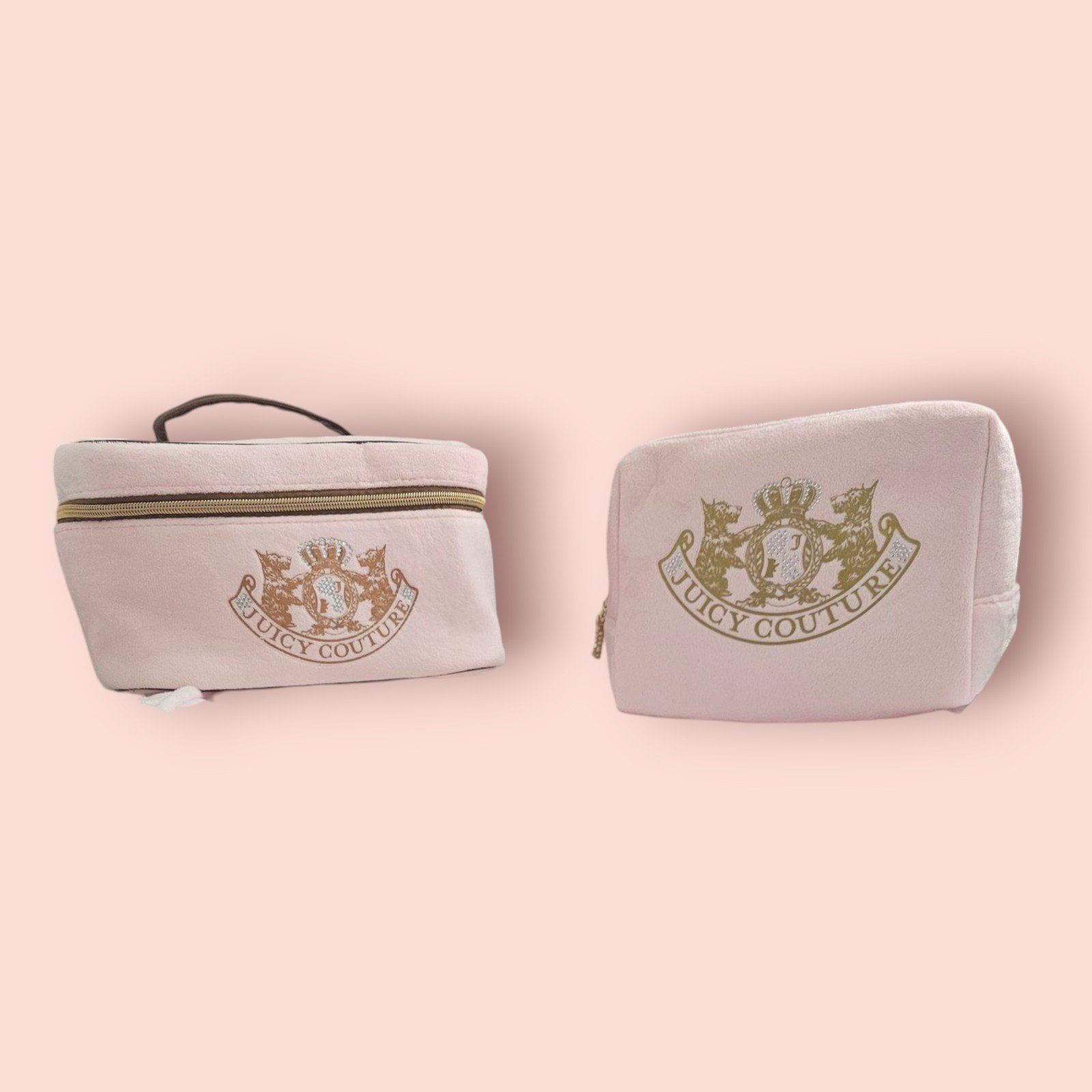 Juicy Couture Cosmetic Bag Set Of 2