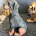 Vintage lot of resin miniature dogs