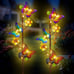 2 Pack Butterfly Solar Stake Lights, Waterproof, for Outdoor Decoration.