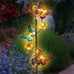 2 Pack Butterfly Solar Stake Lights, Waterproof, for Outdoor Decoration.