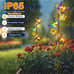 2 Pack Butterfly Solar Stake Lights, Waterproof, for Outdoor Decoration.
