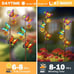 2 Pack Butterfly Solar Stake Lights, Waterproof, for Outdoor Decoration.