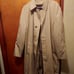 MAN'S BOTANY 500 BEIGE TRENCH COAT WITH REMOVABLE LINING SIZE LARGE 44
