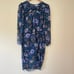 Veronica Beard Peppa Floral Metallic Silk Blouson Dress 8 Cocktail Holiday NYE