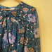 Veronica Beard Peppa Floral Metallic Silk Blouson Dress 8 Cocktail Holiday NYE