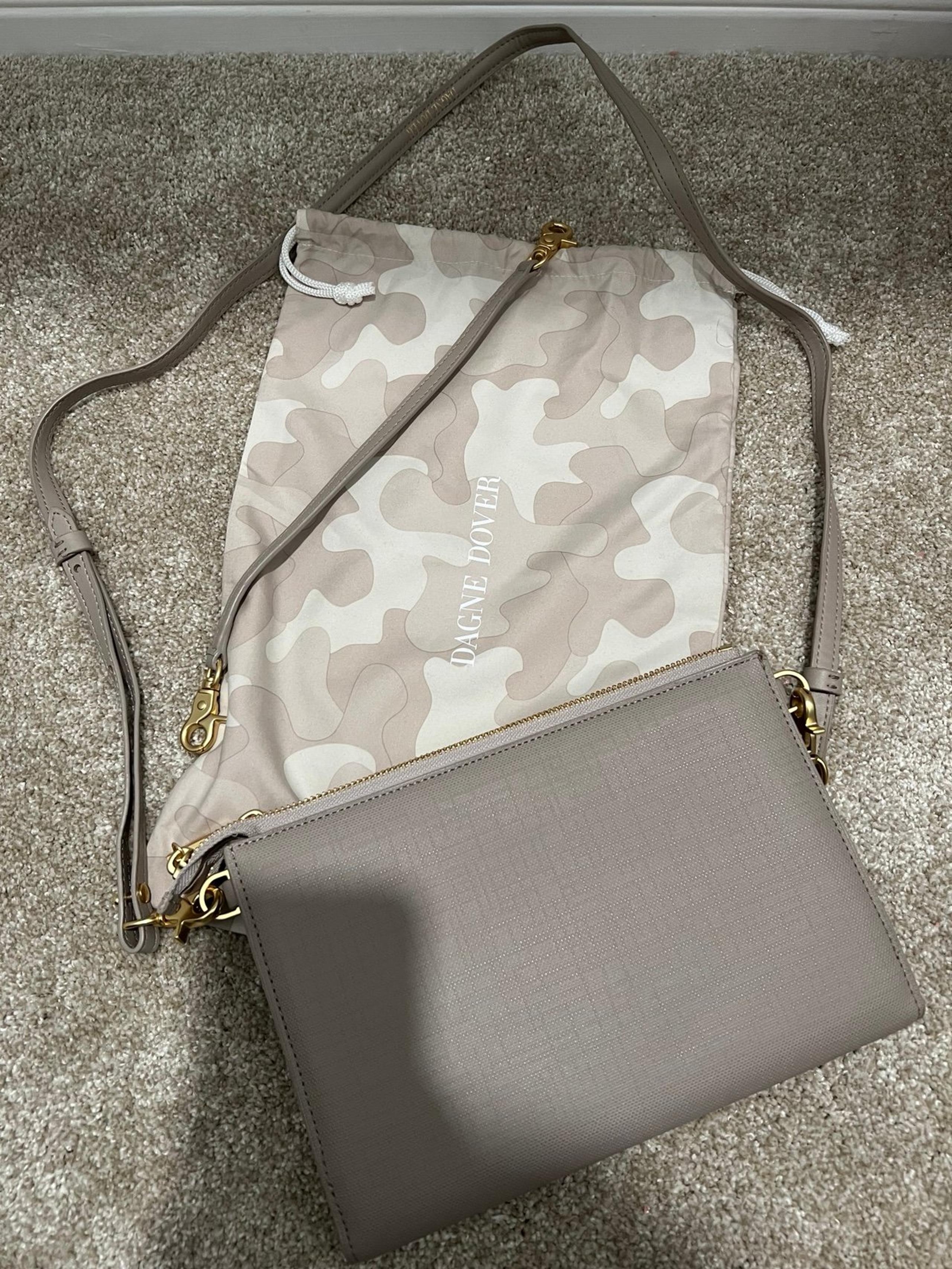 Dagne Dover Double Zip Crossbody Convertible Bag