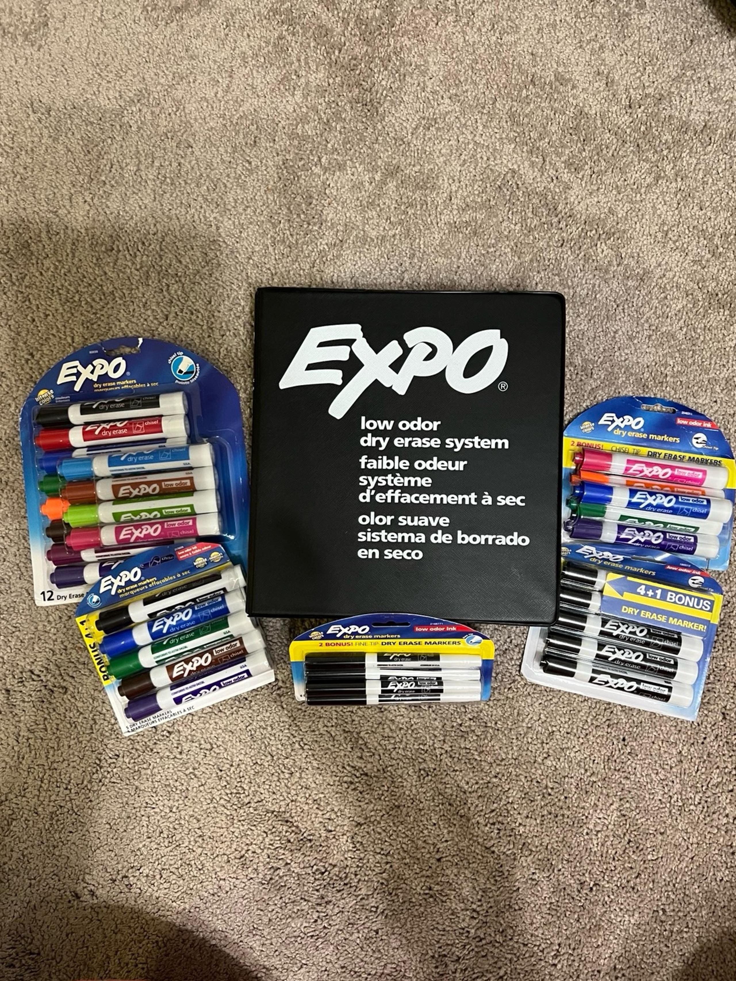 EXPO Dry Erase System w extra markers