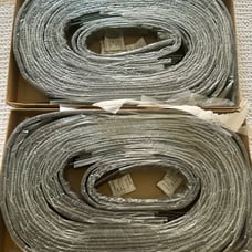 Lot Of Replacement Blue Leather Belt Straps 21 Total Size 38-40 And 42