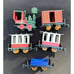 Lehmann GNOMY 990 Christmas Train Cars Vintage Made West Germany -OF
