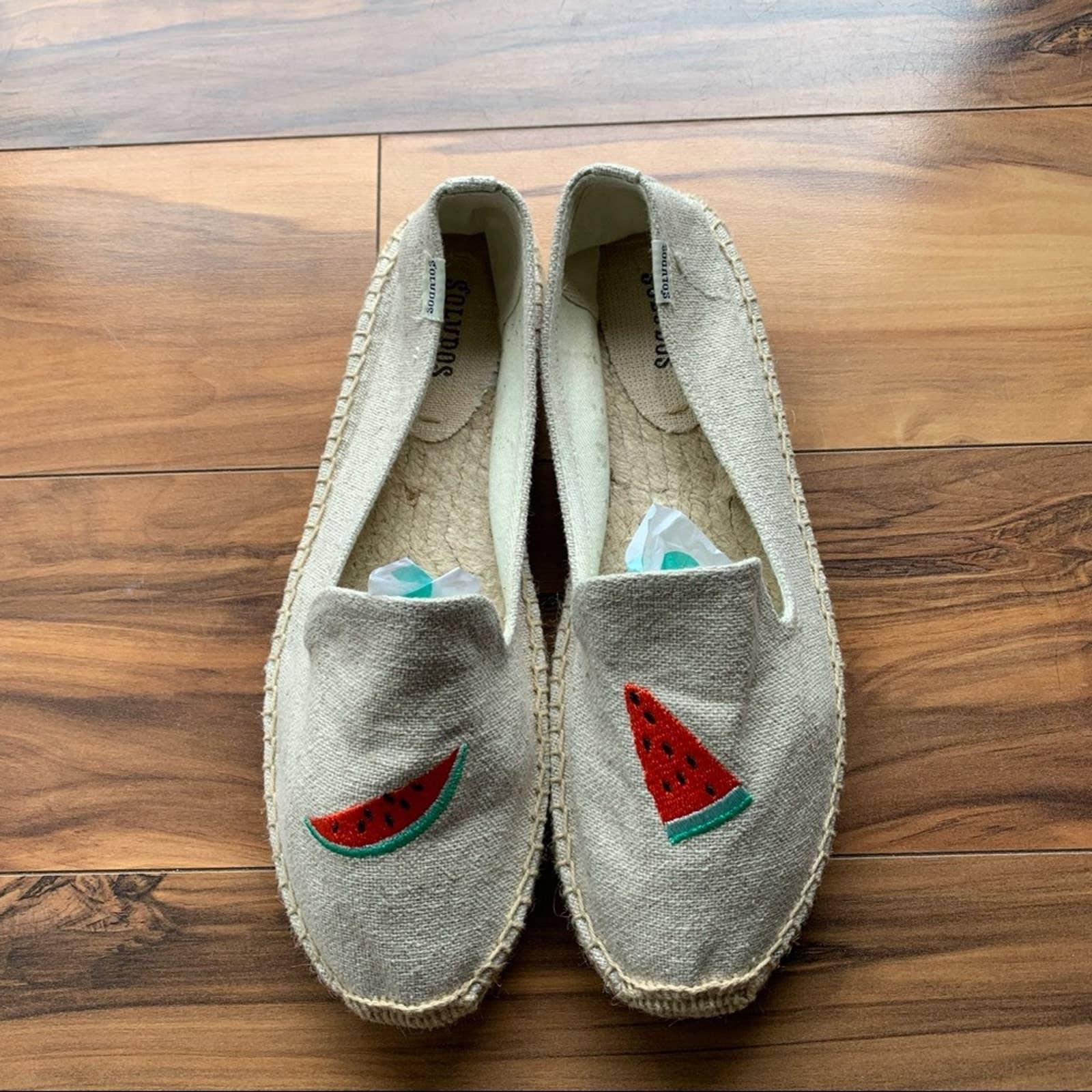 Soludos water melon espadrilles 9