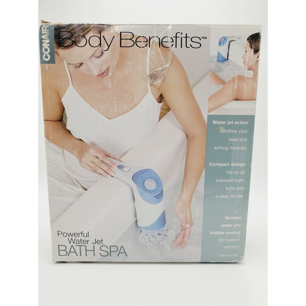 New ConAir Body Benefits Water Jet Bath Spa Bubble Aches Muscle Model BTS1