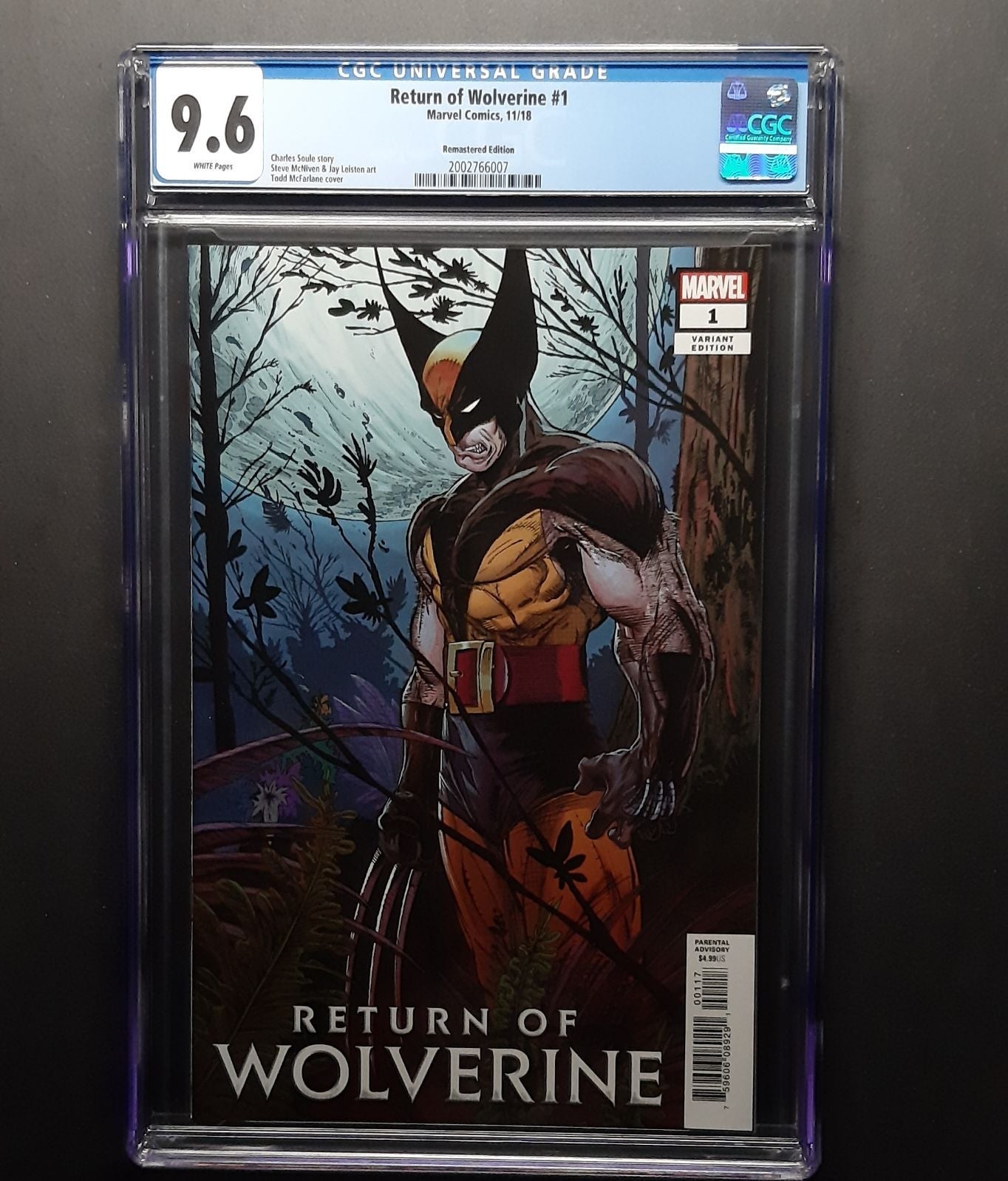 Return of Wolverine #1 Mcfarlane