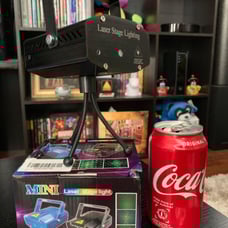 Party Stage Lighting Projector With Effect Sound & Remote Control