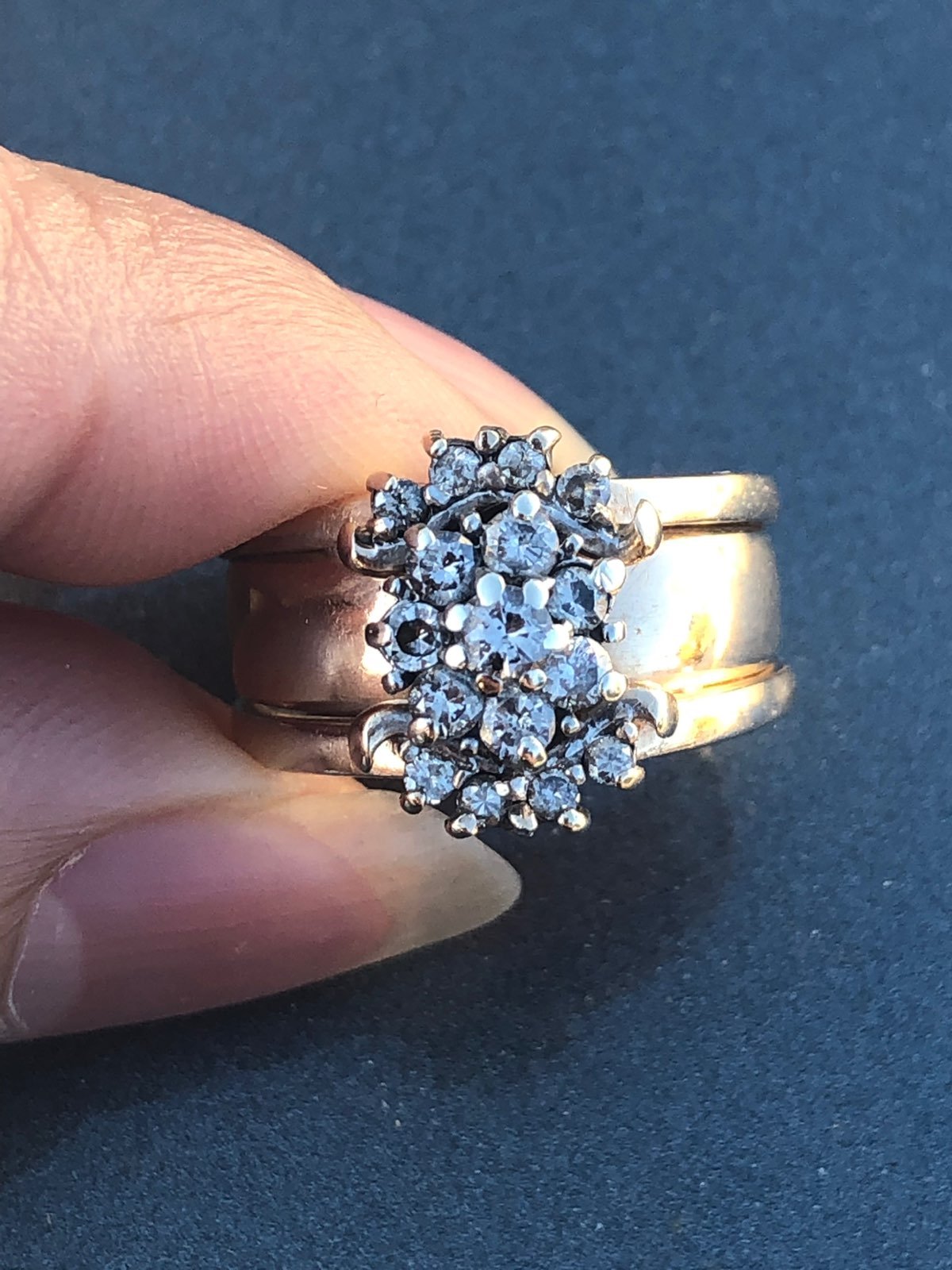 10k Vintage Diamond Ring
