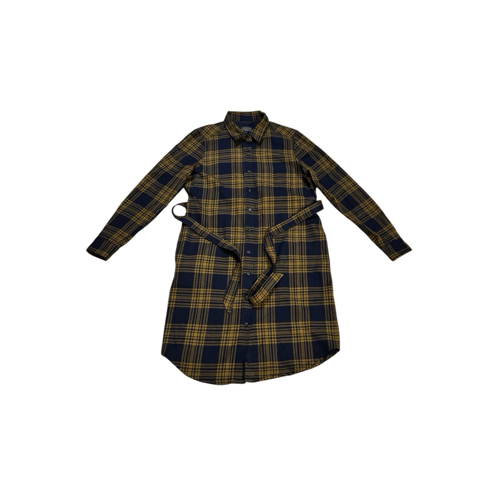 Pendleton Shooting Shirt Dress Womens M The Portland Collection Plaid Wool