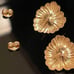 14kt gold Ruby set earring pendant