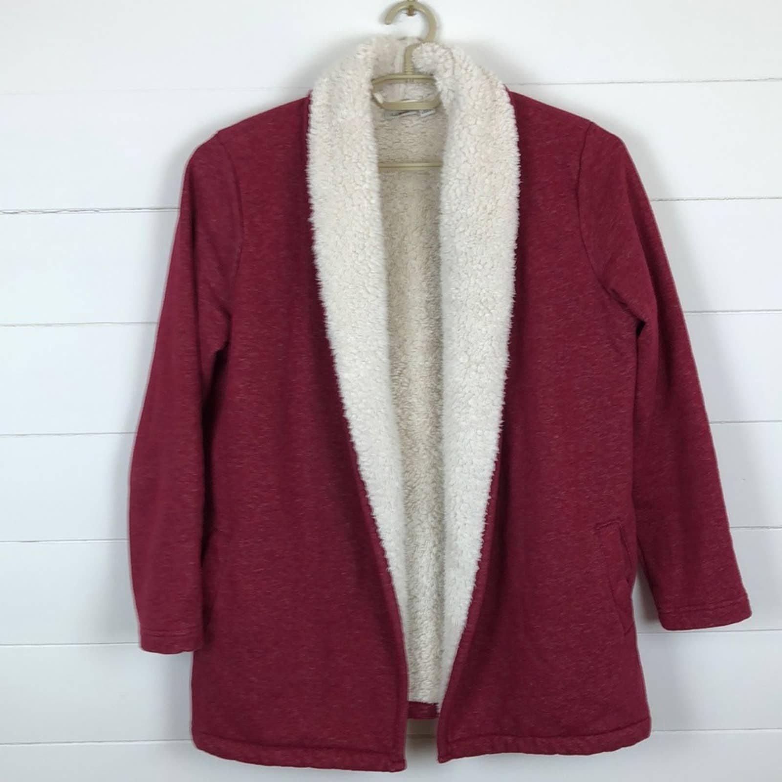 Ll bean womens 2025 sherpa lined cozy cardigan