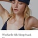 NEW Lunya Washable Silk Sleep Mask in Deep Blue