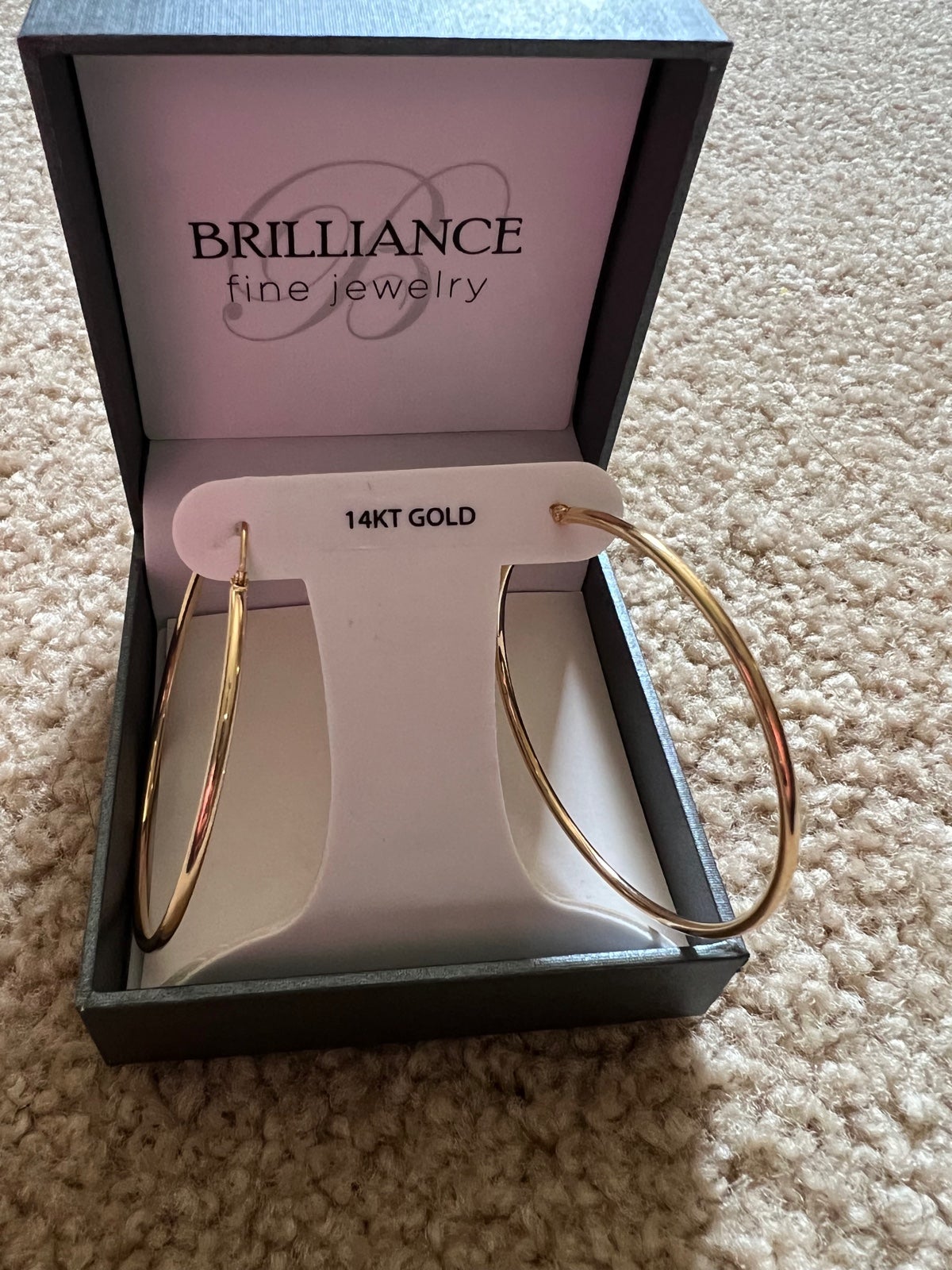 14k gold hoop earrings