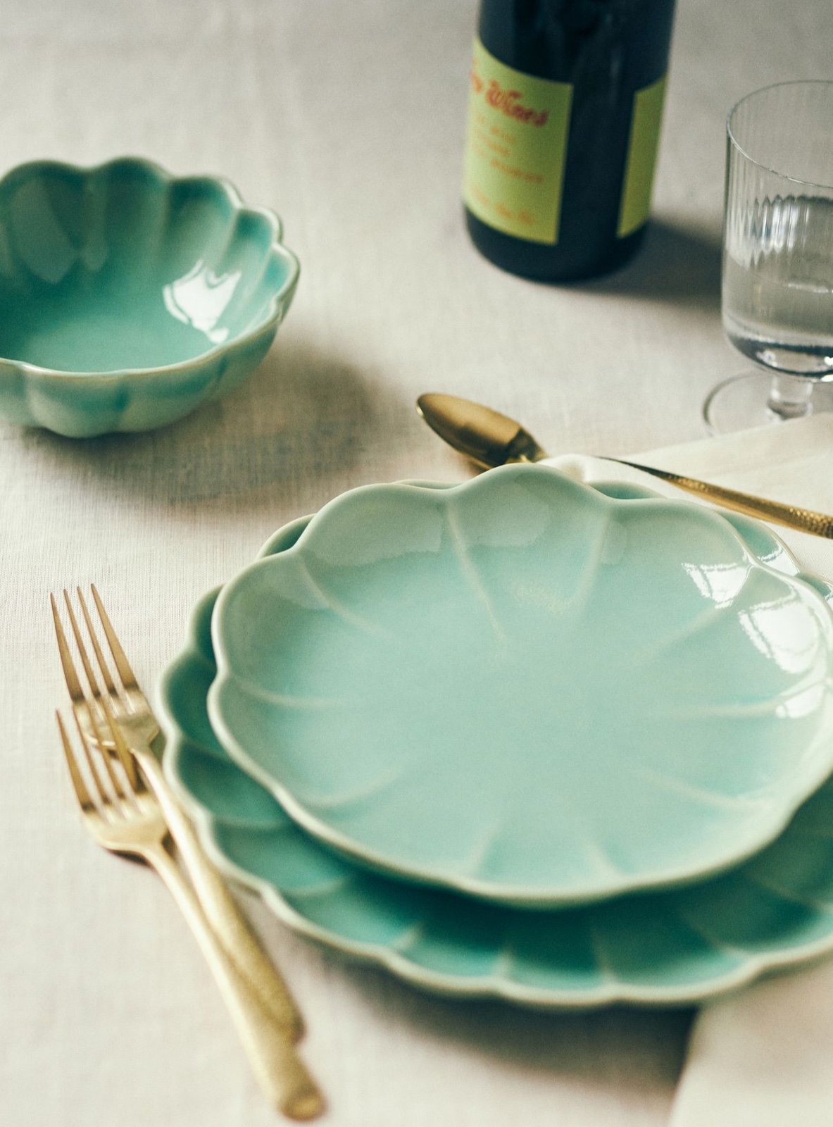 Anthropologie Beatriz Dessert Plates, Set of 4