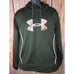 Under Armour Womens 2XL Loose Fit Green Hoodie With Pink Camo Logo & Lining