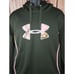 Under Armour Womens 2XL Loose Fit Green Hoodie With Pink Camo Logo & Lining