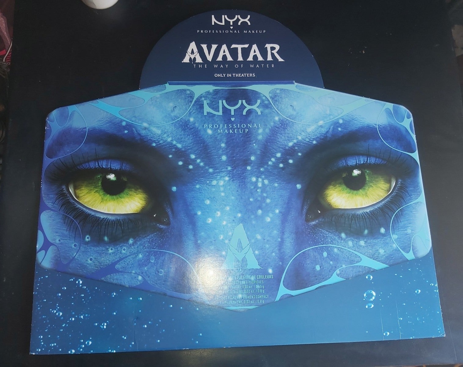 Avatar NYX make up promotional cardboard store display