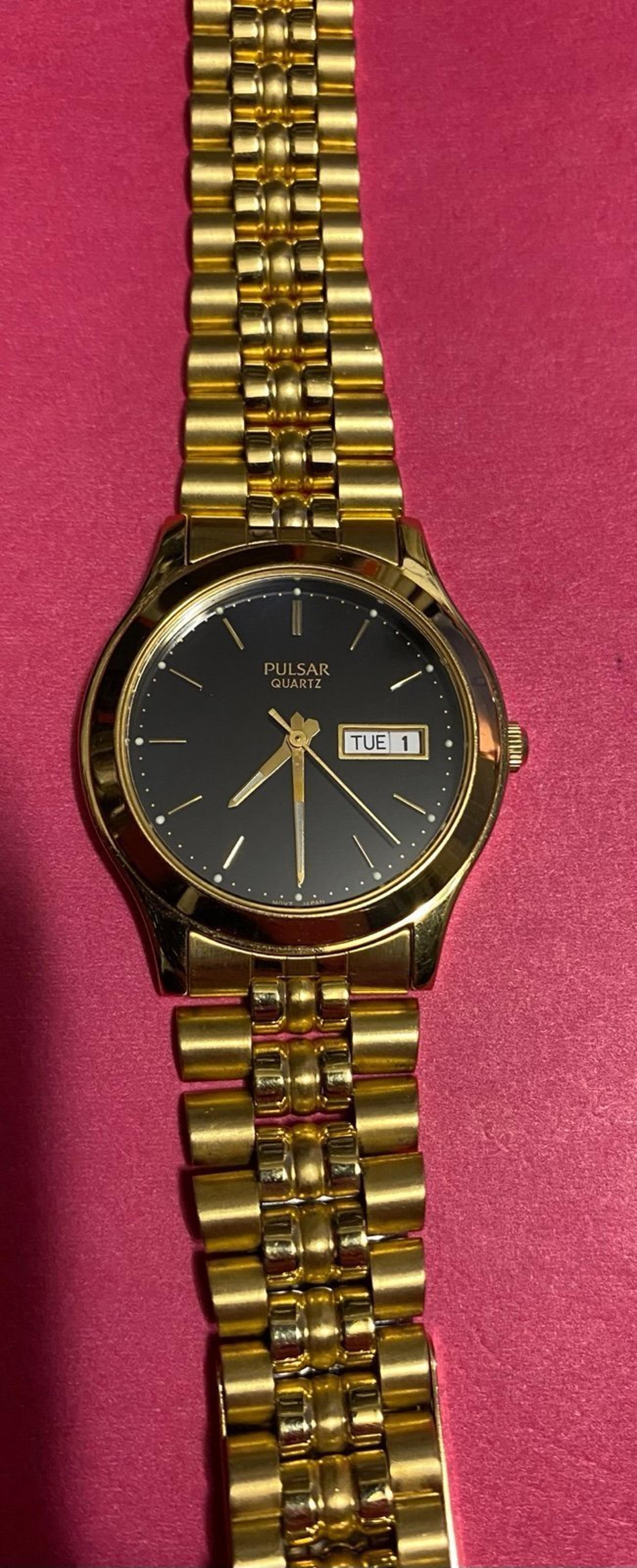 Pulsar Gold Tone Men’s Vintage Watch