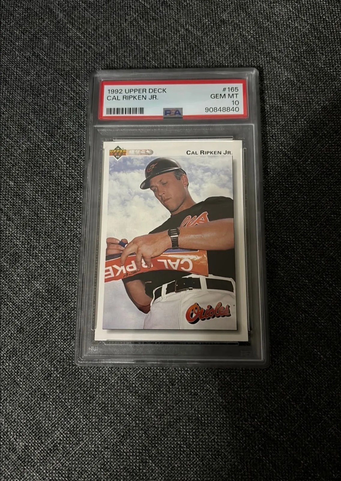 Cal Ripken Jr. 1992 upper deck PSA 10