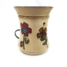 Scentsy Ashbury Full Size Warmer Retired 2010 Flowers Spring Mothers Day