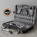 Mechanic's 201-piecMechanic's 201-piece tool kit and socket set for tackling mul