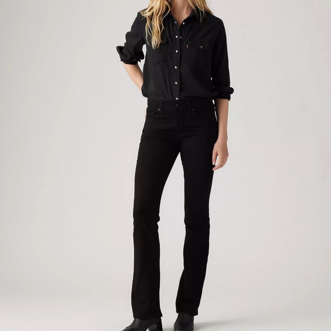 Levi’s New Black 315 Shaping Bootcut Women’s Corduroy High Stretch Jeans 31X30