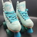 Roller Skates Womens Quad Candi Girl GRL Carlin Size 4 Teal Roller Derby